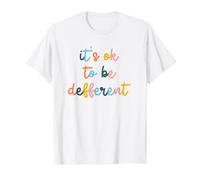 Its Ok To Be Different Autism Awareness Acceptance Kid Women T-Shirt