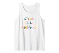 Its Ok To Be Different Autism Awareness Acceptance Kid Women Tank Top