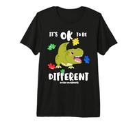 Its Ok to Be Different Autism Awareness Acceptance Women Kid Premium T-Shirt
