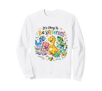 It's OK To Be Different Autism Awareness Dinosaur T-Rex Sweatshirt