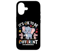 It's OK To Be Different Autism Awareness Elephant Kids Case for iPhone 17