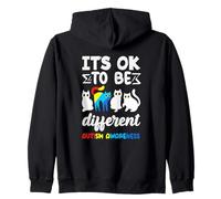 It's OK To Be Different Autism Awareness Zip Hoodie