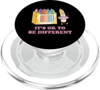 It's OK to be Different Crayons Autism Awareness Month PopSockets PopGrip for MagSafe