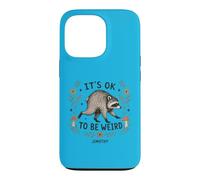 It's Ok To Be Weird Jimothy Raccoon Mushroom Case for iPhone 13 Pro