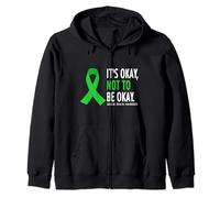 It's ok to not be okay Mental Health Awareness Tee Men Women Zip Hoodie