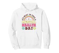 Its ok to Take a Mental Health Day Rainbow Awareness Pullover Hoodie