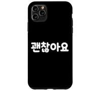 "It's Okay" Cute Funny Korean Word Hangul Case for iPhone 11 Pro Max
