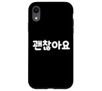 "It's Okay" Cute Funny Korean Word Hangul Case for iPhone XR