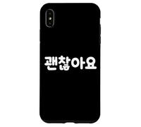 "It's Okay" Cute Funny Korean Word Hangul Case for iPhone XS Max