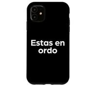 "It's Okay" Funny Esperanto Language Word Case for iPhone 11