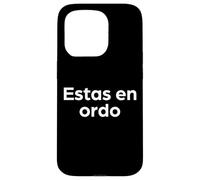 "It's Okay" Funny Esperanto Language Word Case for iPhone 15 Pro