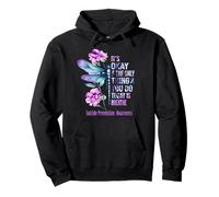 It's Okay If Only Thing You Can Today Is Breathe Butterfly Pullover Hoodie