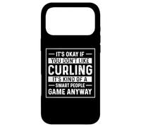 It's Okay If You Dont Like Curling It's Kind Of A Smart Case for iPhone 17 Pro Max