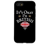 IT'S OKAY I'M BRITISH, UNION JACK FLAG UK, UNITED KINGDOM GB Case for iPhone SE (2020) / 7/8