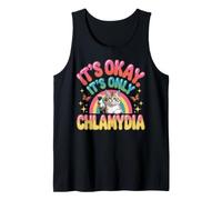 It's Okay It's Only Chlamydia Survivor Cat Kitten Chlamydia Tank Top