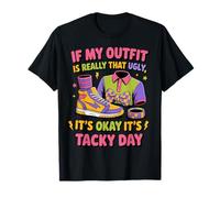 It's Okay It's Tacky Day Summer Wacky Mismatch Day Tacky Day T-Shirt