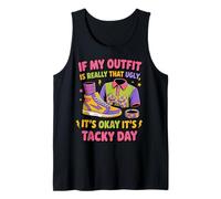 It's Okay It's Tacky Day Summer Wacky Mismatch Day Tacky Day Tank Top