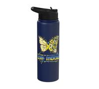 It's Okay to Be A Little Extra Down Syndrome Awareness Stainless Steel Insulated Water Bottle