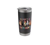 It's Okay to Be Different Autism Awareness Chicken Stainless Steel Insulated Tumbler