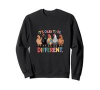 It's Okay To Be Different Autism Awareness Chicken Sweatshirt