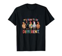 It's Okay to Be Different Autism Awareness Chicken T-Shirt