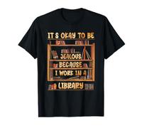 It's Okay to Be Jealous Because I Work in Library Librarian Value Graphic T-Shirt