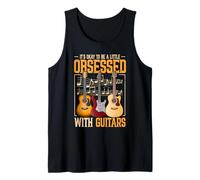 It's Okay to Be Obsessed with Guitars Musician Guitarist Tank Top