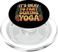 It's Okay To Fart During Yoga Stretch Exercise Puns - PopSockets PopGrip for MagSafe