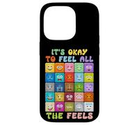Its okay to feel all the feels, Mental Health Self-care Kids Case for iPhone 14 Pro