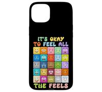 Its okay to feel all the feels, Mental Health Self-care Kids Case for iPhone 15 Plus