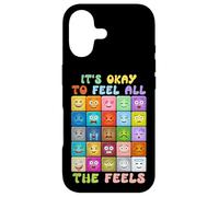 Its okay to feel all the feels, Mental Health Self-care Kids Case for iPhone 17
