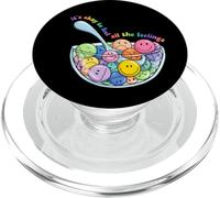 Its okay to feel all the feels Self-Compassion Emotion Girls PopSockets PopGrip for MagSafe