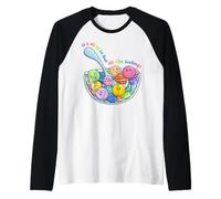 Its Okay to Feel All the Feels Self-Compassion Emotion Girls Raglan Baseball Tee