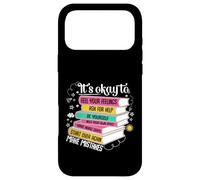 It's Okay To Feel Your Feeling Mental Health Quote Psycholog Case for iPhone 17 Pro Max