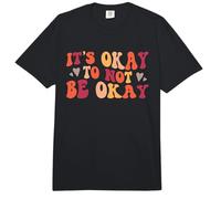 It's Okay to Not Be Okay Positive Affirmation Comfort Colors Adult Heavyweight T-Shirt