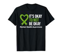 Its Okay To Not Be Okay Shirt Mental Health Awareness Ribbon T-Shirt