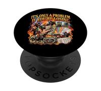 It's Only A Problem If You're Losing Horse Racing Gambling PopSockets Adhesive PopGrip