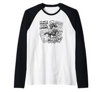 It's Only A Problem If You're Losing Horse Racing Gambling Raglan Baseball Tee