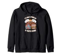 It's Only A Problem If You're Losing Unwearable Aduld Humor Zip Hoodie