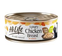 Hilife It's Only Natural Cat Can Luxury Chicken Breast In Sauce 70g (Pack of 12)