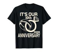 Its Our 10Th Anniversary 2025 Anniversary for Couples Matchi T-Shirt