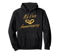 It's Our Anniversary design for Married Couples Husband Wife Pullover Hoodie