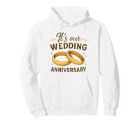 It's Our Anniversary Shirts for Married Couples Husband Wife Pullover Hoodie