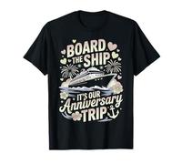 It's Our Anniversary Trip Couples Matching Marriage Cruise T-Shirt
