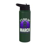 It's Our Day Women's Day Retro Sunset Stainless Steel Insulated Water Bottle