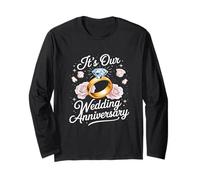 It's Our Wedding Anniversary for Husband Wife and Couples Long Sleeve T-Shirt