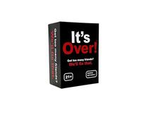 IT'S OVER! Adult Card Game - Fun Party Game for Adults | Hilarious Challenges and Dares for Adults, College, Bachelorette Party Games | 21st Birthday | 160 Fun Cards
