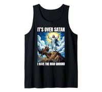It's Over Satan Jesus Faith Unapologetic Christian Tank Top