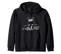It's Owl Good Codger Pun Everything Fine Zip Hoodie