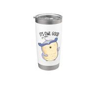It's Owl Good Funny Bird Pun Stainless Steel Insulated Tumbler
